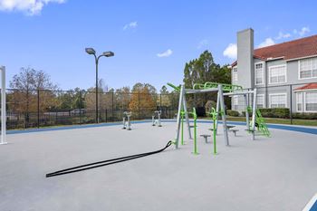 Outdoor fitness area
